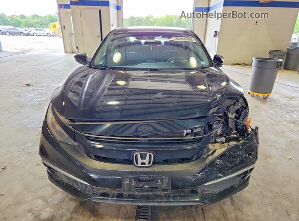 19XFC2F6XKE035079 2019 HONDA CIVIC Black Front view