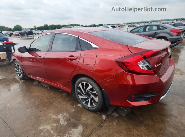 19XFC2F6XKE045451 2019 HONDA CIVIC Red Հետևի ձախ