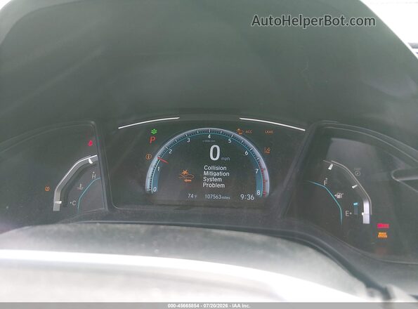 19XFC2F6XKE046857 2019 HONDA CIVIC Серый Вид задних сидений