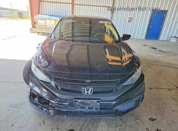 19XFC2F6XKE205697 2019 HONDA CIVIC Черный Вид спереди