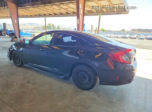 19XFC2F6XKE205697 2019 HONDA CIVIC Черный Задняя левая четверть