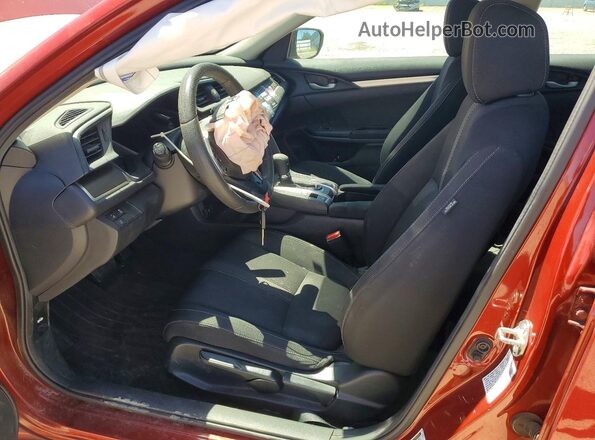 19XFC2F6XKE213055 2019 HONDA CIVIC Red Vista interior delantera