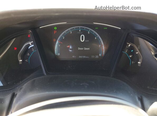 19XFC2F6XKE213055 2019 HONDA CIVIC Red Vista del cuadro de instrumentos