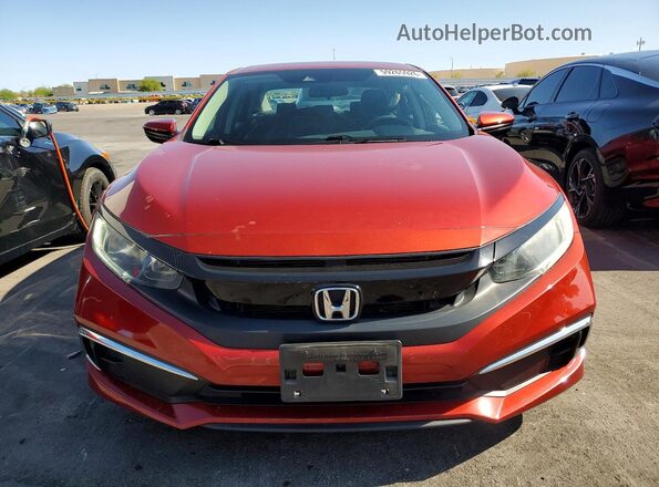 19XFC2F6XLE000530 2020 HONDA CIVIC Red Vista frontal