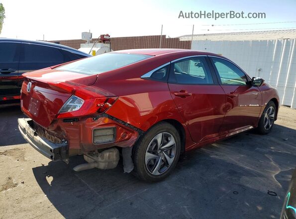 19XFC2F6XLE000530 2020 HONDA CIVIC Red Trasero derecho