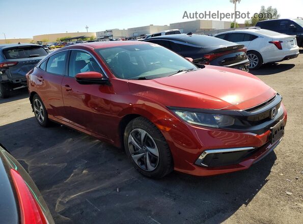 19XFC2F6XLE000530 2020 HONDA CIVIC Red Delantero derecho