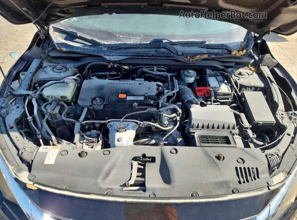 19XFC2F70GE023507 2016 HONDA CIVIC Black Вид задньої частини салону