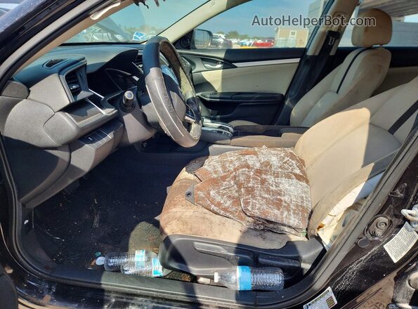 19XFC2F70GE023507 2016 HONDA CIVIC Black Вид салону спереду