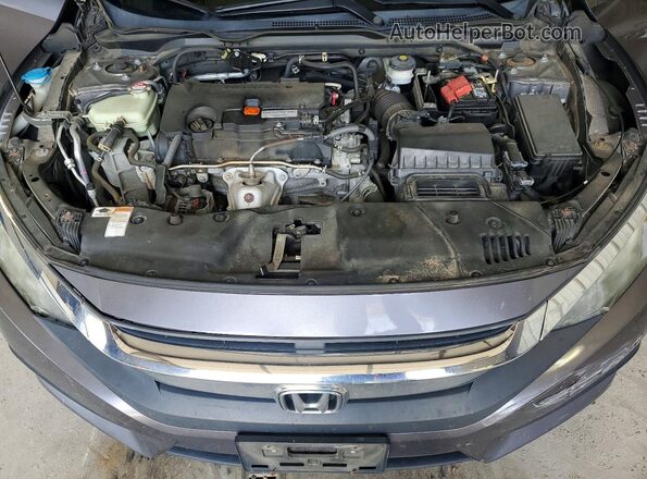 19XFC2F70GE025032 2016 HONDA CIVIC Gray Vista interior trasera