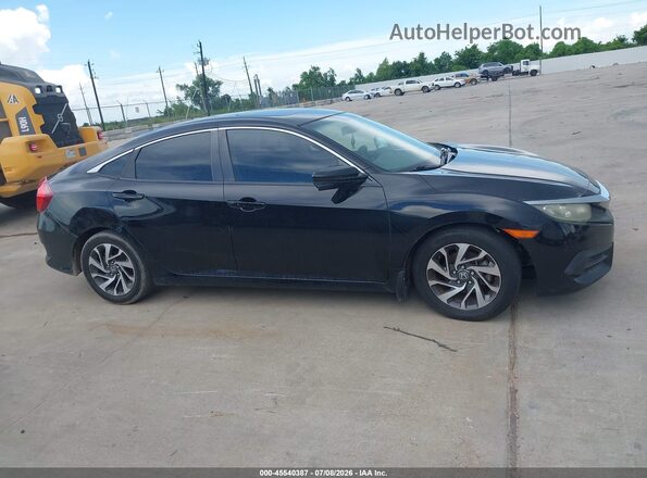19XFC2F70GE068527 2016 HONDA CIVIC Черный Вид задней части салона