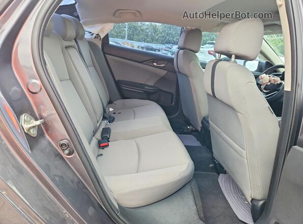 19XFC2F70GE078197 2016 HONDA CIVIC Gray Հետևի նստատեղերի տեսք