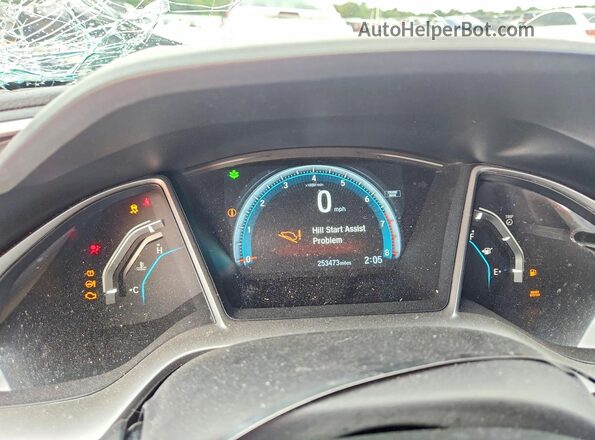 19XFC2F70GE078197 2016 HONDA CIVIC Gray Սարքավորումների վահանակի տեսք