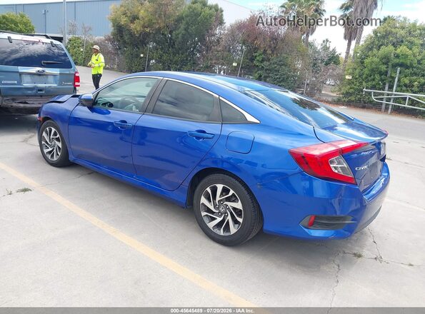19XFC2F70GE217437 2016 HONDA CIVIC Blue Задня ліва чверть