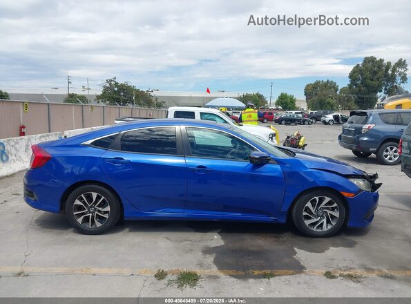 19XFC2F70GE217437 2016 HONDA CIVIC Blue Вид задньої частини салону