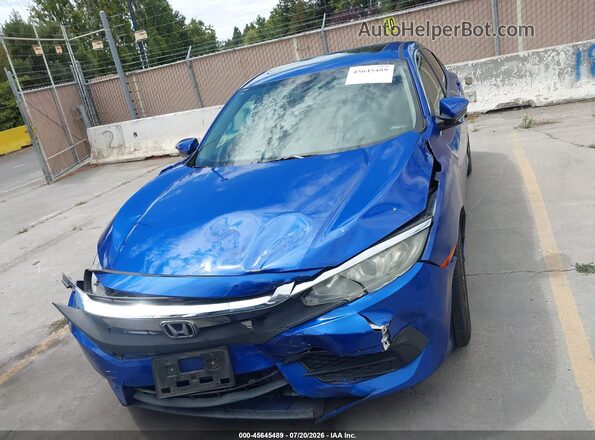 19XFC2F70GE217437 2016 HONDA CIVIC Blue Вид щитка приладів