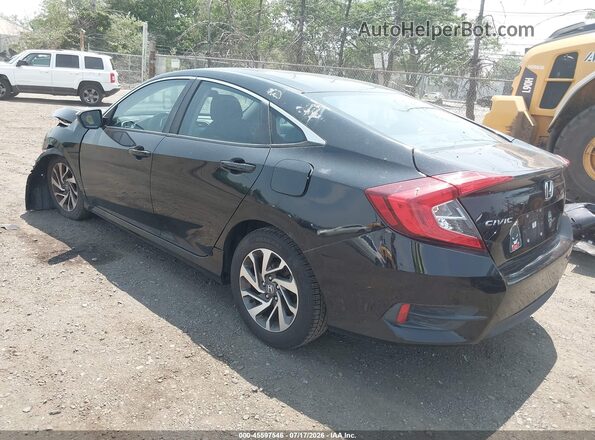 19XFC2F70GE233878 2016 HONDA CIVIC Black Հետևի ձախ