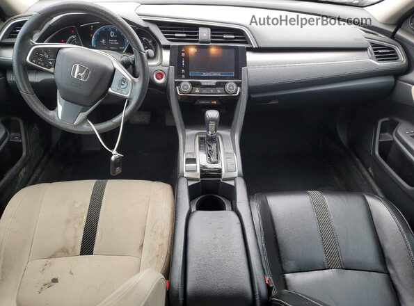 19XFC2F70HE034010 2017 HONDA CIVIC Белый Вид панели приборов