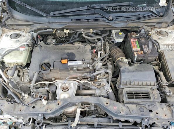 19XFC2F70HE034010 2017 HONDA CIVIC Белый Вид задней части салона