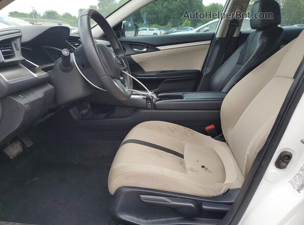 19XFC2F70HE034010 2017 HONDA CIVIC Белый Вид салона спереди