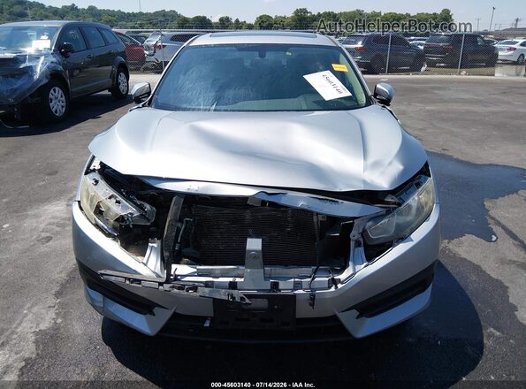 19XFC2F70HE038123 2017 HONDA CIVIC Silver Widok zestawu wskaźników
