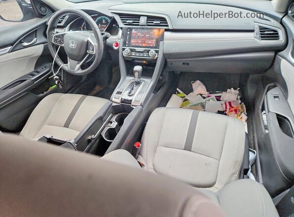 19XFC2F70HE081036 2017 HONDA CIVIC Blue Vista del salpicadero
