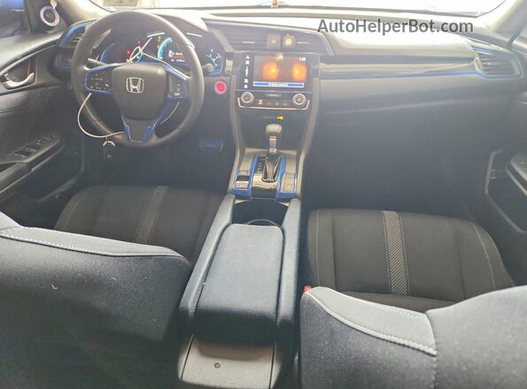 19XFC2F70HE206729 2017 HONDA CIVIC Blue Առջևի վահանակի տեսք