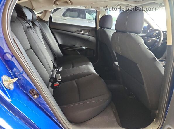 19XFC2F70HE206729 2017 HONDA CIVIC Blue Հետևի նստատեղերի տեսք