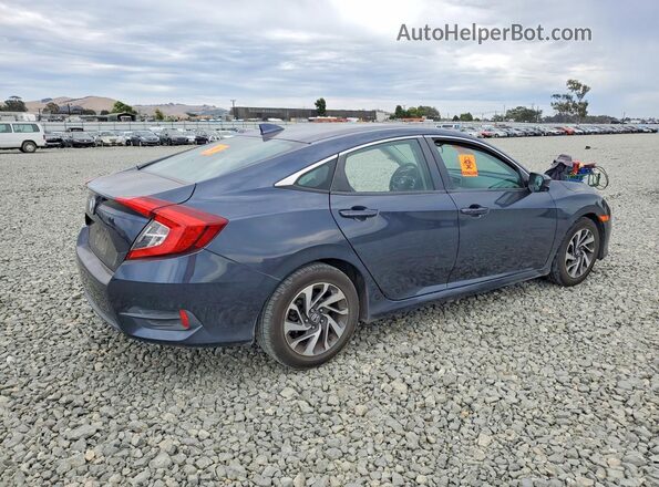 19XFC2F70HE228861 2017 HONDA CIVIC Blue Հետևի աջ