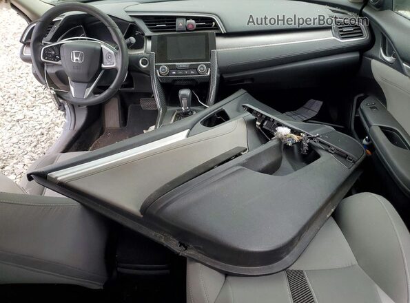 19XFC2F70HE228861 2017 HONDA CIVIC Blue Առջևի վահանակի տեսք