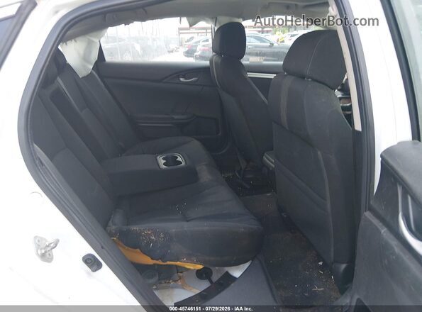 19XFC2F70JE016659 2018 HONDA CIVIC White Widok naklejki z numerem VIN