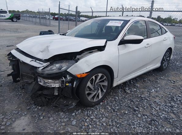 19XFC2F70JE016659 2018 HONDA CIVIC White Przód lewy