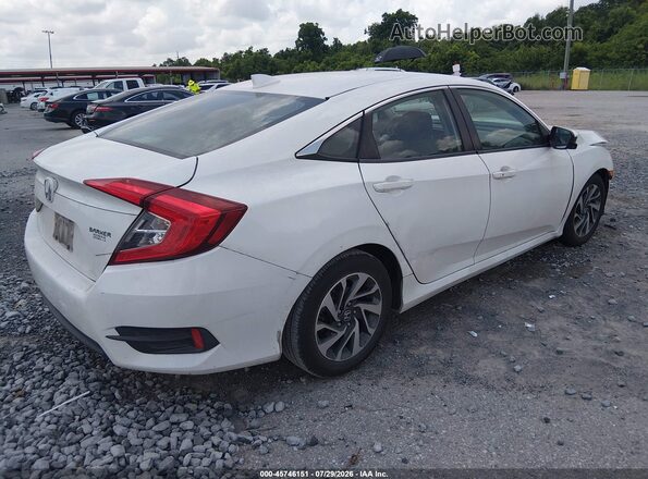 19XFC2F70JE016659 2018 HONDA CIVIC White Tył prawy