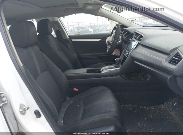 19XFC2F70JE016659 2018 HONDA CIVIC White Widok wnętrza z przodu