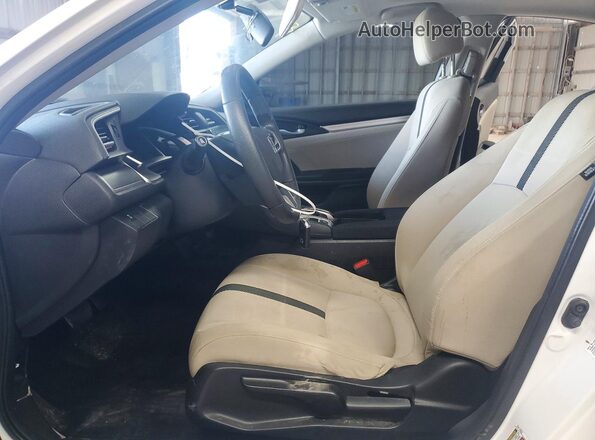 19XFC2F70JE017715 2018 HONDA CIVIC Белый Вид салона спереди