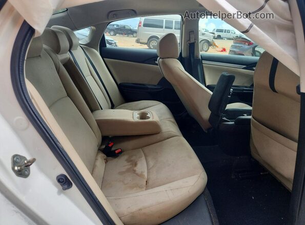 19XFC2F70JE028066 2018 HONDA CIVIC White Rear seats view