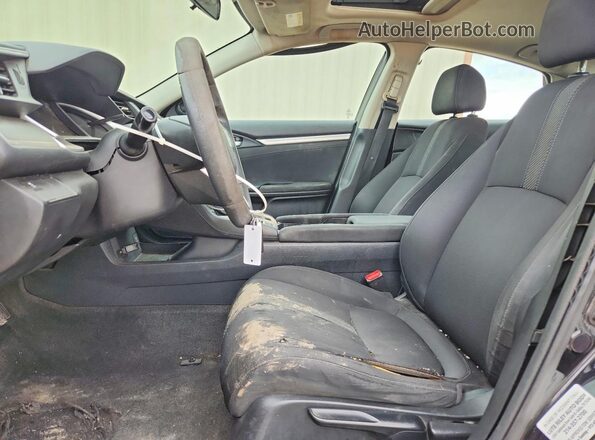 19XFC2F71GE025122 2016 HONDA CIVIC Black Front interior view