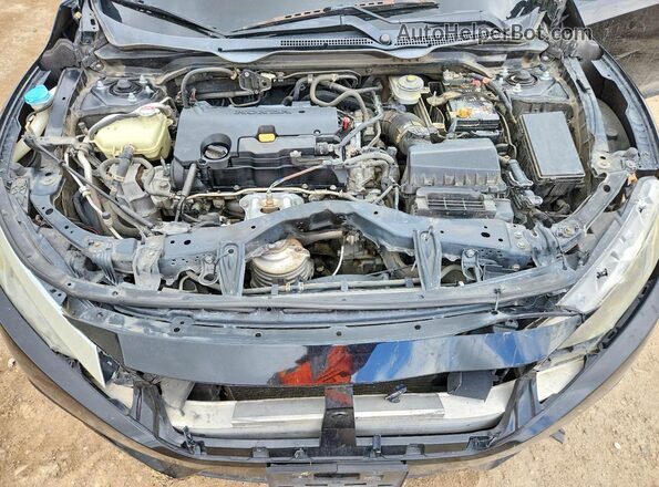19XFC2F71GE025122 2016 HONDA CIVIC Black Rear interior view