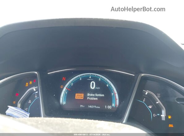 19XFC2F71GE066205 2016 HONDA CIVIC Gray Հետևի նստատեղերի տեսք