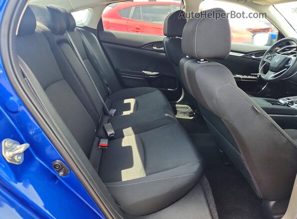 19XFC2F71GE084008 2016 HONDA CIVIC Blue Вид задніх сидінь
