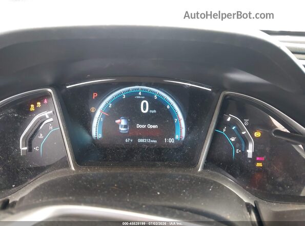 19XFC2F71GE221173 2016 HONDA CIVIC Gray Widok tylnych siedzeń