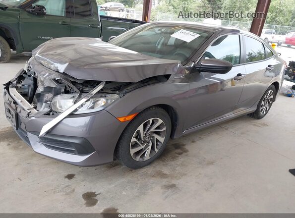 19XFC2F71GE221173 2016 HONDA CIVIC Gray Przód lewy