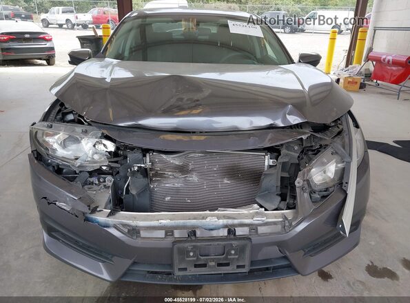 19XFC2F71GE221173 2016 HONDA CIVIC Gray Widok zestawu wskaźników