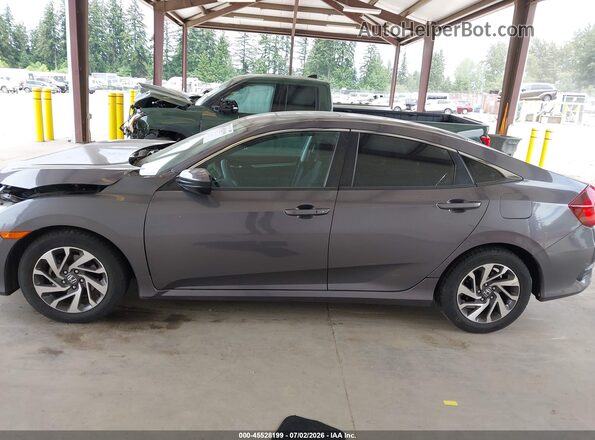 19XFC2F71GE221173 2016 HONDA CIVIC Gray Widok wnętrza 360 stopni