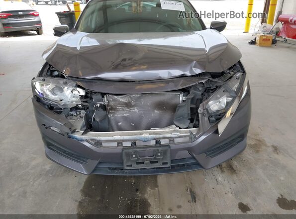 19XFC2F71GE221173 2016 HONDA CIVIC Gray Widok z przodu