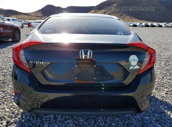 19XFC2F71GE234182 2016 HONDA CIVIC Black Widok z tyłu