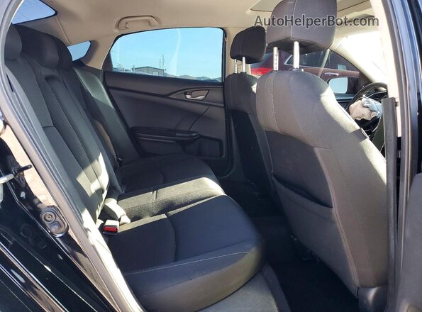 19XFC2F71GE234182 2016 HONDA CIVIC Black Widok tylnych siedzeń