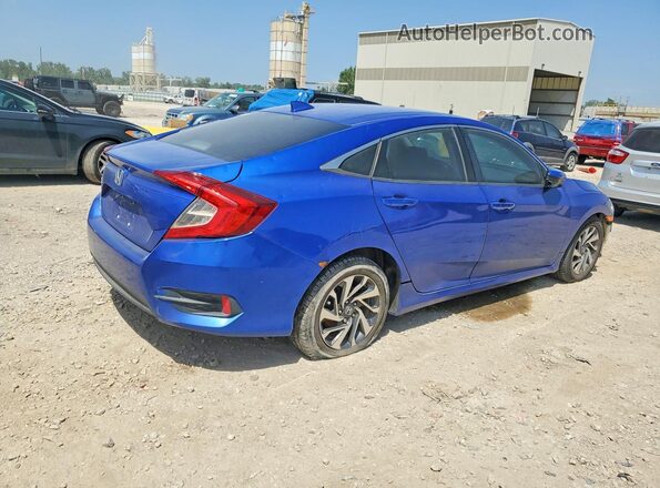19XFC2F71HE004739 2017 HONDA CIVIC Blue Trasero derecho