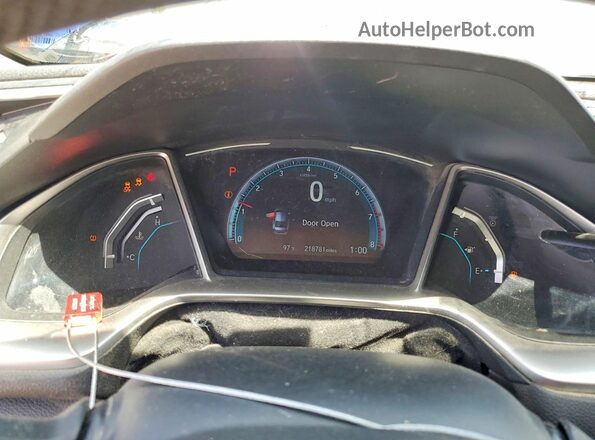 19XFC2F71HE004739 2017 HONDA CIVIC Blue Vista del cuadro de instrumentos