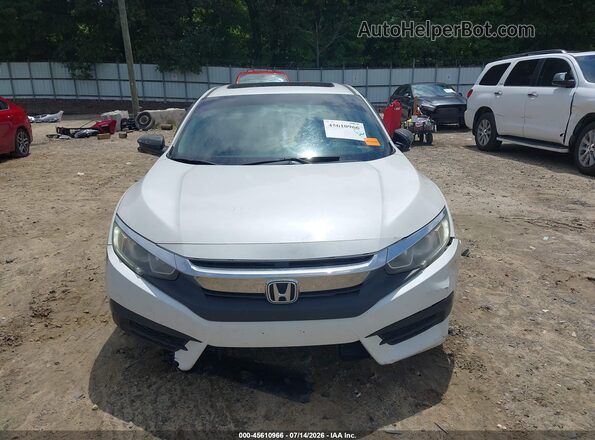 19XFC2F71HE213365 2017 HONDA CIVIC White Instrument cluster view
