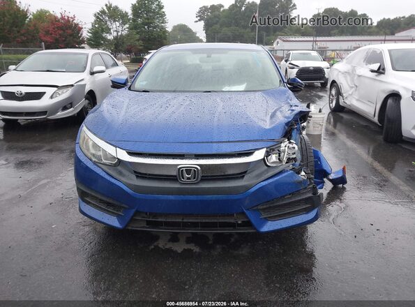 19XFC2F71HE217559 2017 HONDA CIVIC Blue Instrument cluster view